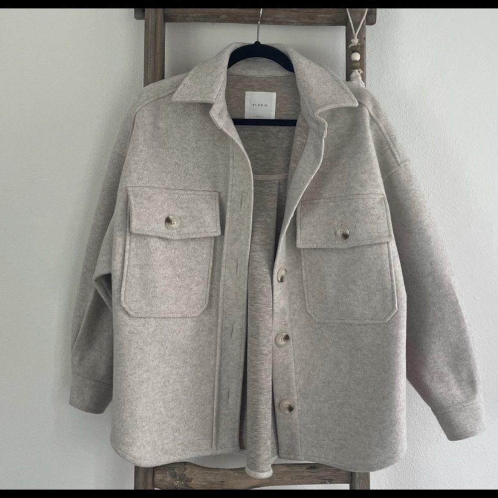 Oatmeal shacket NEW